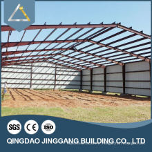 Galvanisé Prefab Metal Frame Warehouse Construction